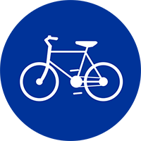 znak Droga dla rowerów. C-13