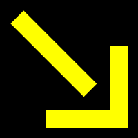 znak Sygnalizator z sygnałem nakazującym opuszczenie pasa ruchu.. S-7